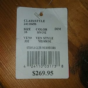 formal dress-color wine